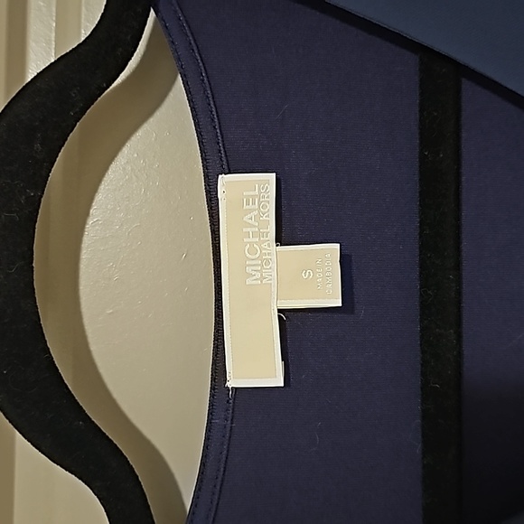 Michael Kors Navy Dress Top NWOT - Picture 2 of 3